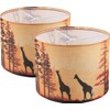 Lamp shades Set of 2, Medium Fabric Lampshades for Table