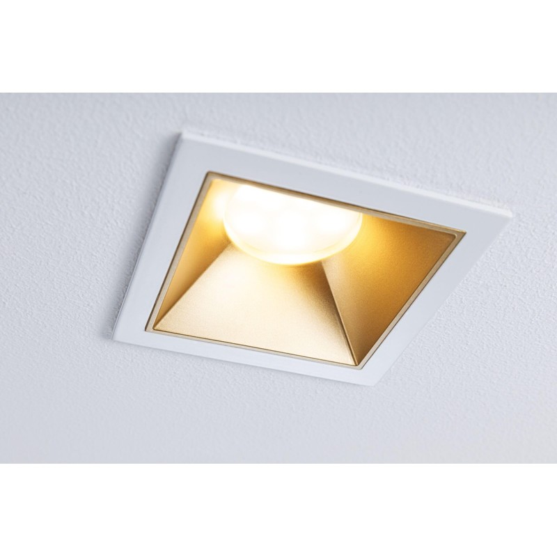 Paulmann Cole 93132 LED Recessed Light 3-Step-Dim IP44 Square 88