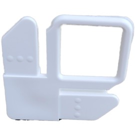 5/16" Outside Window Screen Corner with Pull Tab, White, 20 Pack