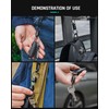 TISUR Quick Release Keychain, Magnetic Key Holder Connector, Detachable Key
