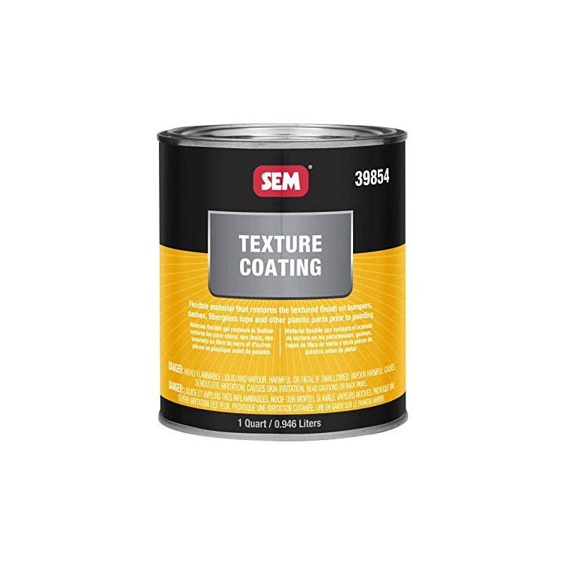 SEM 39854 Black Texture Coating Aerosol - 1 Quart