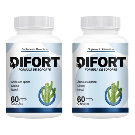 Difort 120 Cápsulas | 2 Meses | Formula Mejorada