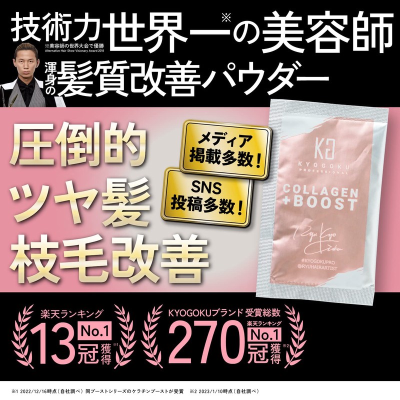 KYOGOKU Collagen Boost + 100% Solution Improvement Hair Quality Intensive