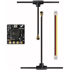 HGLRC ELRS 2.4G Receiver ExpressLRS with Omni-Directional Antenna High Refresh Rate 500hz Low Latency for FPV Racing Drone
