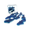 LaetaFood Blue Gummy Sharks Candy - Raspberry Marshmallow Flavored Candy,