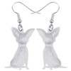 Enamel Alloy Cartoon Chihuahua Earrings Dog Drop Dangle Pet Jewelry