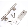goldenwarm 12 in Sliding Barn Door Handle and Flush Pull