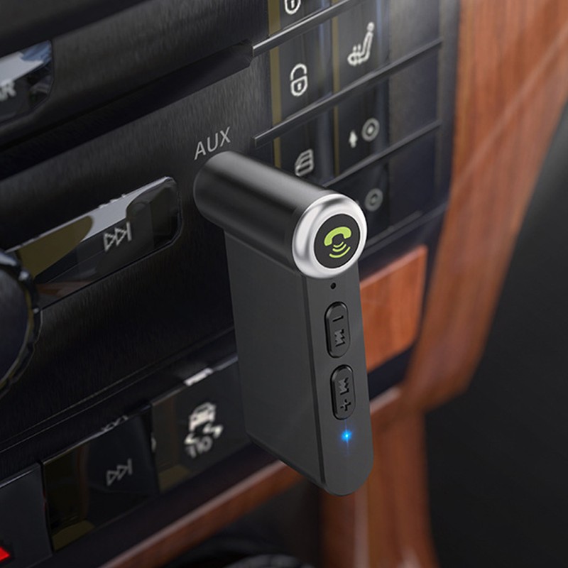 BT 5.0 Receiver Multifunction 3.5mm Plug Car Wireless AUX Adapter