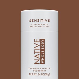 Native Whole Body Deodorant Stick Contains Naturally Derived Ingredients, Deodorant for Men and Women | 72 Hour Odor Protection, Aluminum Free with Coconut Oil and Shea Butter | Coconut & Vanilla