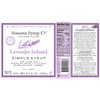 Sonoma Syrup Co. Lavender Infused Simple Syrup 12.7 fl oz