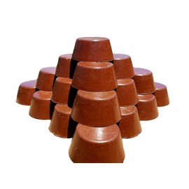 Orgonite Andy - Orgonite - Orgone Generator - 10 Small Red Rock Sedona Vortex Tower Buster Pucks with Shungite Energy (10 mini TB Pucks)