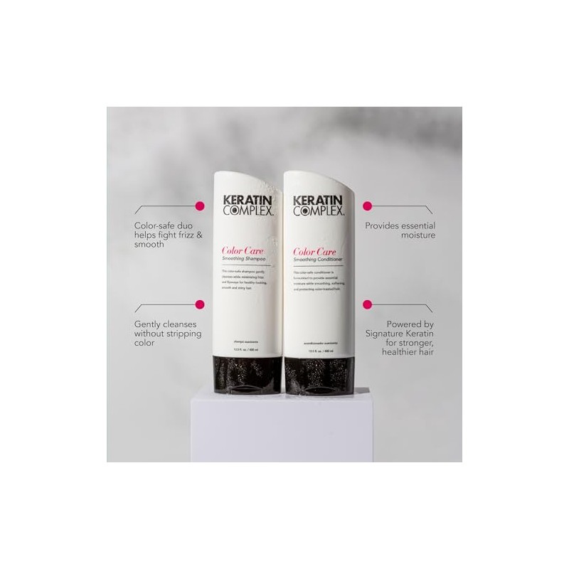 Keratin Complex Color Care Smoothing Shampoo, 13.5 fl oz