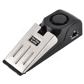 Home Wedge Door Stop Alarm System Device Intruder Alert Safety Detection by Uptell