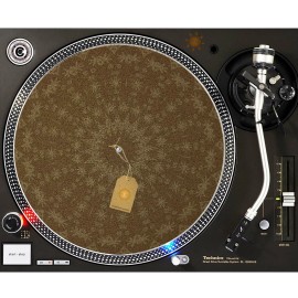 Sunshine Cases Two Moon Stars CORK Slipmat Turntable 12" for DJ Vinyl LP Audiophile
