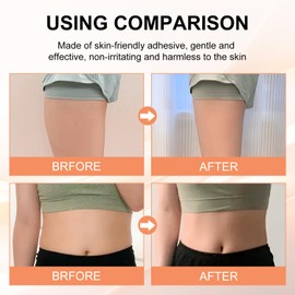 1 Box The Lift and Grow Patch for Legs, Invisible Waterproof Adhesive Body Tape, Glow Patches Legs for Sagging Skin, Transparent Anti-Chafing Skin