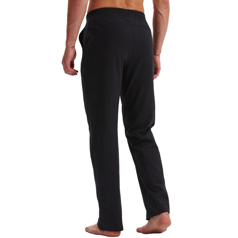 Willit Men's Cotton Yoga Sweatpants Exercise Pants Open Bottom Athletic