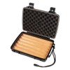 Passatore Cigar Case Black Acrylic Travel Humidor for 6 Cigars