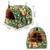 Wontee Bird Nest House Winter Warm Snuggle Hut Bird Bed