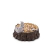 Arthur Court Designs Aluminum Standing Squirrel on Log Nut/Candy/Snack Bowl