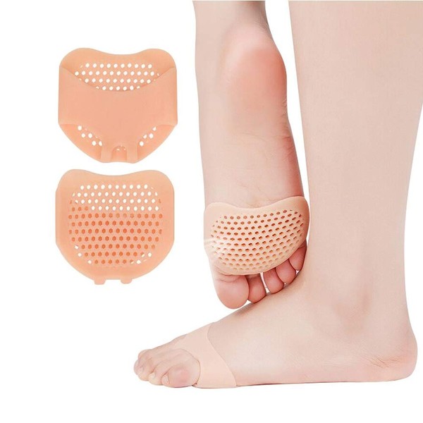 Foot pad pads, metatarsal pads, toe separator, 4 pieces, foot pads, forefoot pads, toe spreader, best suited for feet, bubbles, forefoot pain.