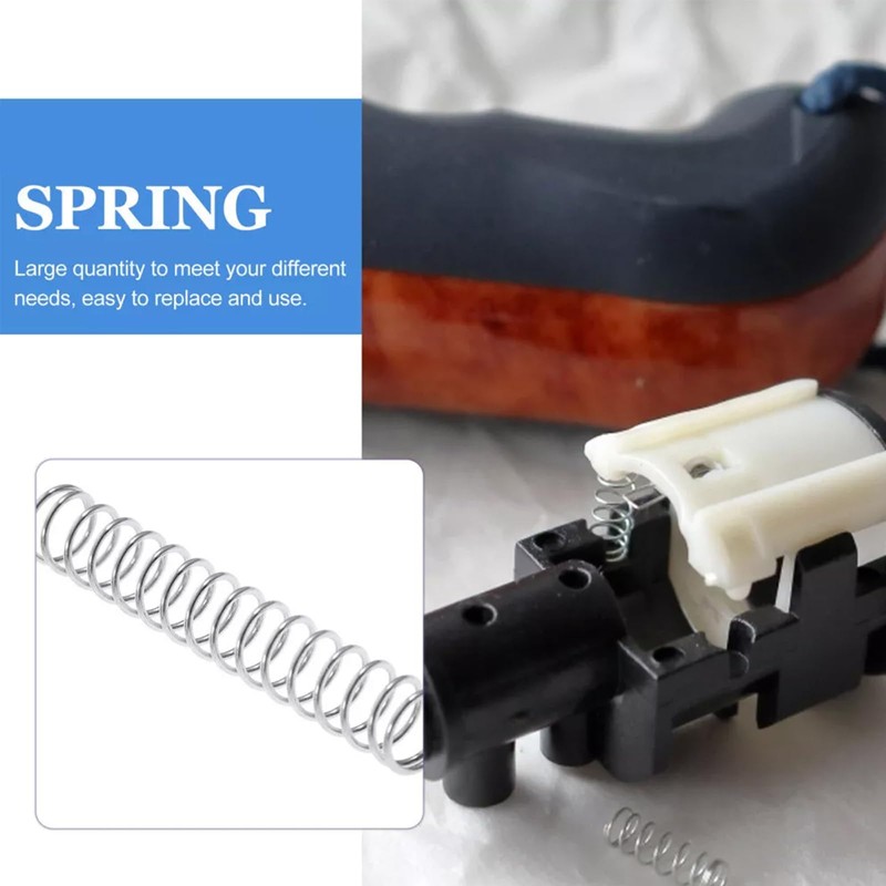 10 Pcs Stainless Steel Compression Springs, Wire Diameter 0.8mm, 6mm