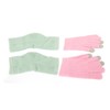 Pink Moisturizing Hand Gloves Touch Screen Prevent Cracked Skin Green