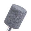 sourcing map 10 Pcs Abrasive Mounted Stone 1/4" Shank 1"