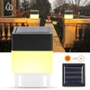 Solar Powered LED Square Warm White Light for Garden Fence