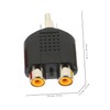 OSALADI RCA Y Splitter 1 Male 2 Female by Audio