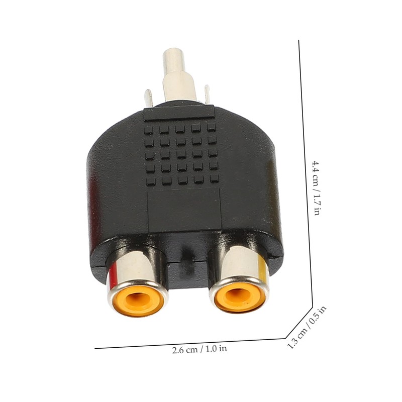 OSALADI RCA Y Splitter 1 Male 2 Female by Audio