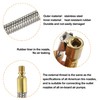 X AUTOHAUX 60cm 24" Car Tire Air Inflator Hose Adapter