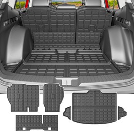 powoq Fuel Cargo Mat Compatible with 2023 2024 2025 2026 Honda CRV Trunk Mat TPE Trunk Liner Backrest Cargo Liner Replacement for 2023 2024 2025 2026 Honda CRV Accessories (Fit Fuel Lower Deck)