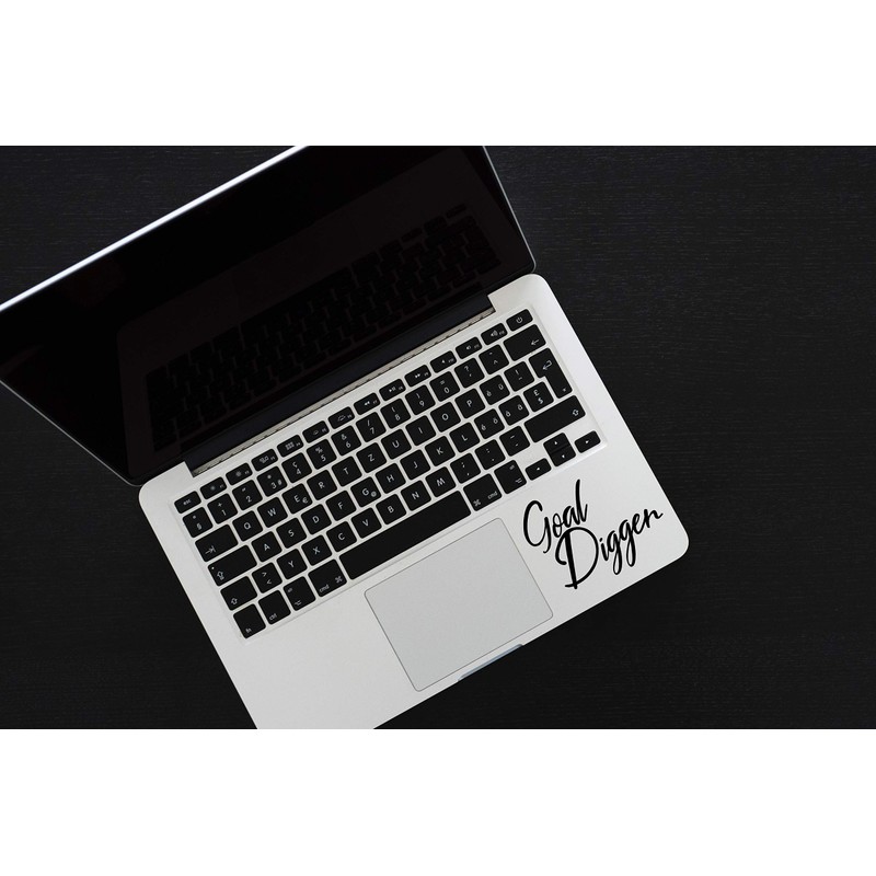World Design Goal Digger Laptop Corner Decal