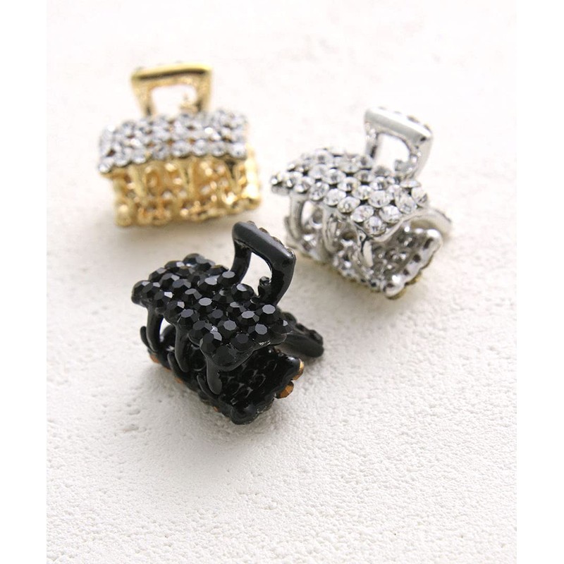 Vingtaine H7434-S Mini Bijou Hair Claw Petite Hair Clip, Casual,