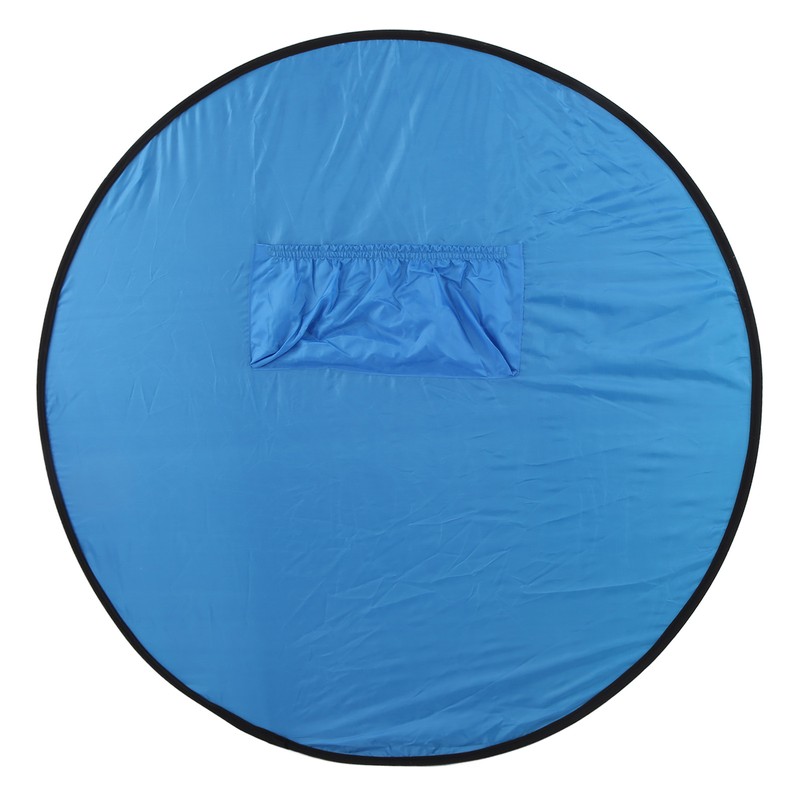 2 in 1 142cm Round Blue Green Screen Backdrop Double