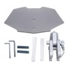 Motorcycle Windshield Windscreen, Universal Motorbike Wind Deflector, 8.58inx4.33in Clip On