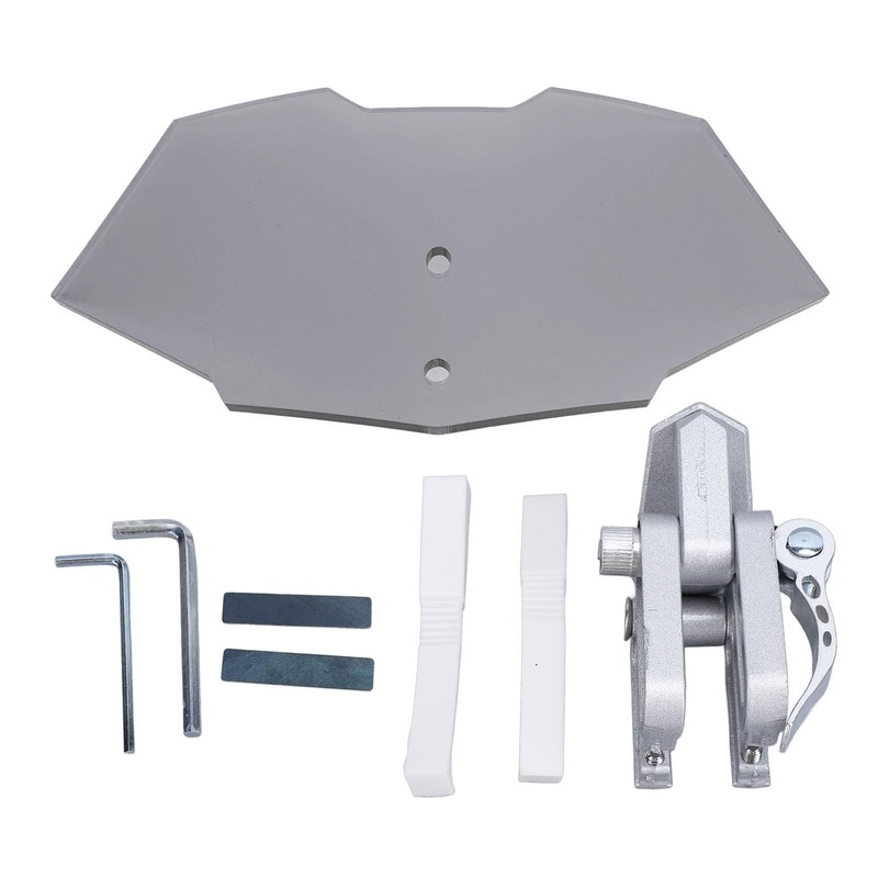 Motorcycle Windshield Windscreen, Universal Motorbike Wind Deflector, 8.58inx4.33in Clip On