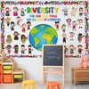 Diversity in Common Multicultural Bulletin Board Decorations Set Diversity Classroom