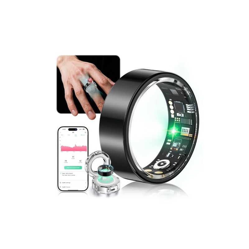 Lozltx Smart Ring Air | 1.45 g Ultra Lightweight Construction