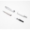 JINHAO 10 Press Fountain Pen Retractable Metal Pen with Ink