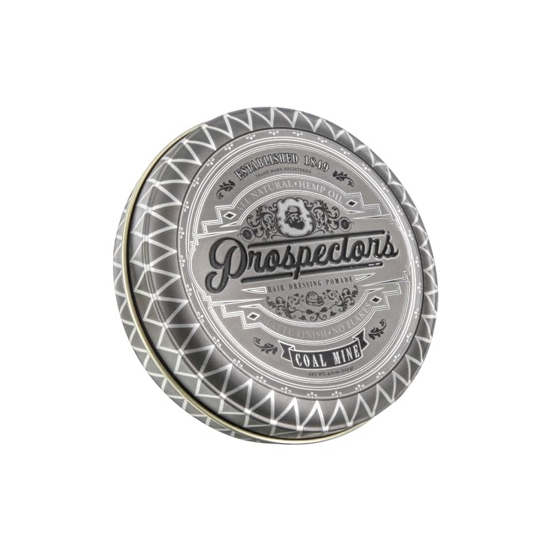 Prospectors Coal Mine Matte Clay Pomada Para El Cabello 4oz