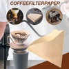 ASIRYVA 100 PCS V60 Coffee Filter Papers Unbleached Compatible with