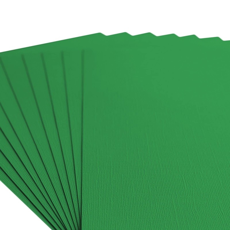 Vaessen Creative Florence Green Cardstock Paper 216gsm A4 10 Pack