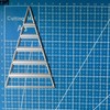 Triangular Stacking Metal Die Cuts,Wedding Frame Geometry Cutting Dies Cut