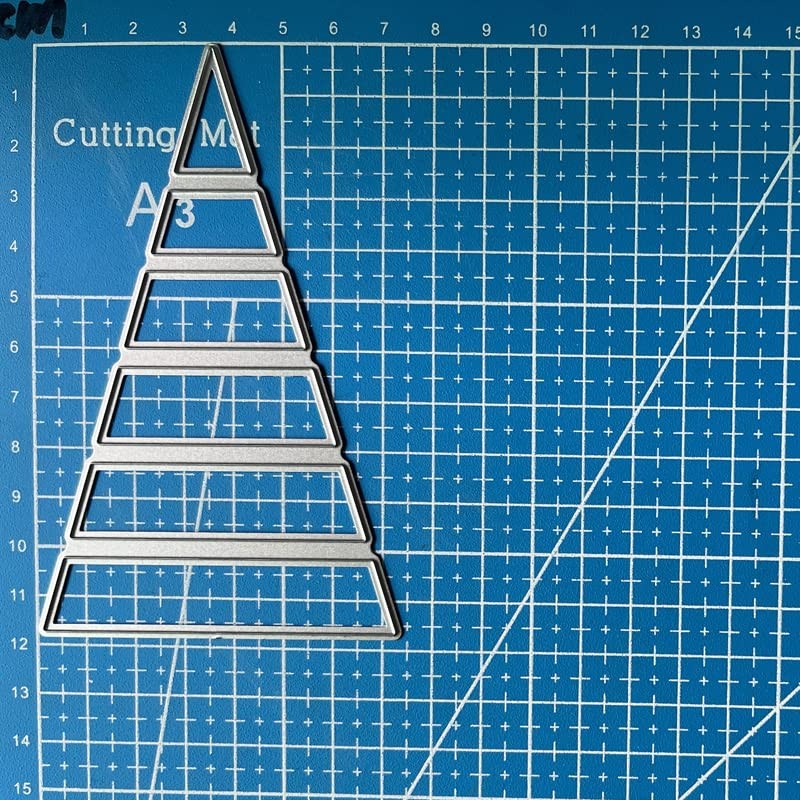 Triangular Stacking Metal Die Cuts,Wedding Frame Geometry Cutting Dies Cut