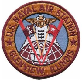 NAS Glenview Patch – Sew On, 4"
