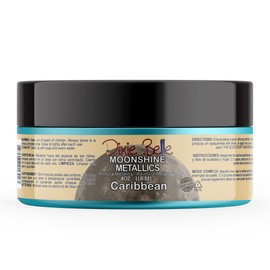Dixie Belle Moonshine Metallics | Caribbean (4oz) | Water-Based Shiny Chalk Mineral Paint | Metallic DIY Furniture Paint