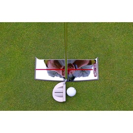 EyeLine Golf Small Putting Alignment Shoulder Mirror - Portable Aids to Improve Your Putting Setup, Eye Placement, Putter Face Angle, Starting Line & Much More