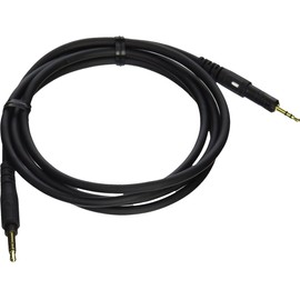 Audio-Technica HP-CC Cable en espiral de repuesto para audífonos serie M, Cable corto, negro