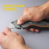 XW Dual-system Safety Utility Knife with Auto-retractable & 3-position Retractable,